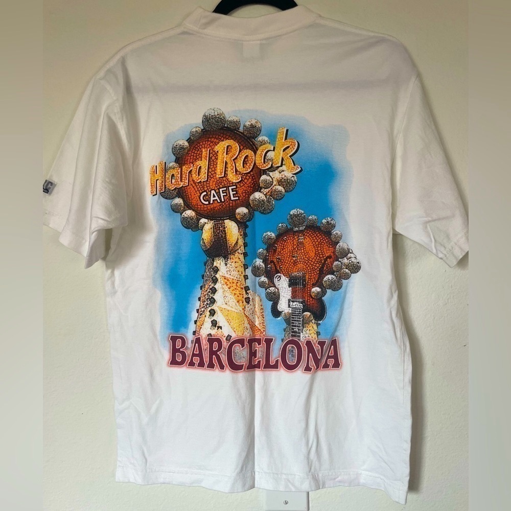 HARD ROCK Barcelona Cafe Heavy Tee Men’s Size Medium